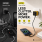 80W Fast Charging Phone Charger Block with Retractable 80cm Type-C Cable
