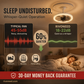2-in-1 Mute Adjustable Fan Light with Remote Control for Bedroom