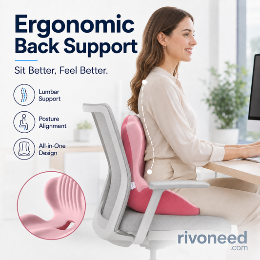 Ergonomic Seat Cushion With Lumbar Support