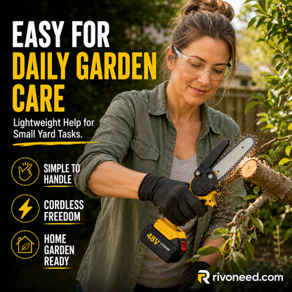 Ergonomic Mini Electric Saw with Safety Lock