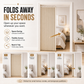 No-Drill Magnetic Accordion Door Curtain