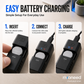 Portable Rechargeable Coin Cell Battery Charger