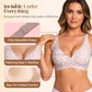 🏆 Last Day Special Price £19.99 ! 💐Jelly Wireless Womens Comfortable Wireless Bras Push Up Bralettes Seamless Tshirts Bras Deep V Everyday Bras