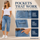 Women's Casual Stretchy Cropped Denim Pants