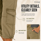 Women's High-Waist Cargo Capri Pants