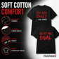 Funny  Slogan Men's Black T-Shirt Casual Short Sleeve Crew Neck Top