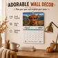 2027 Highland Cow Wall Calendar