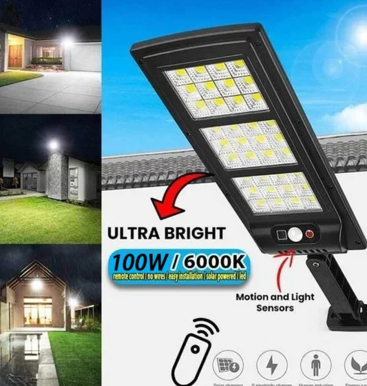 💡 SOLAR LED LAMP 6000K 🌟60W SOLAR STREET HIGH BRIGHTNESS LIGHT 6000 LUMENS