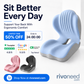 Ergonomic Seat Cushion With Lumbar Support