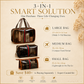 3PCS New Retro Vintage Vanity Bag, Large Capacity Makeup Organizer for Women, Ladies Travle Storage Case, Waterproof Transparent Toiletry Bag, Portable Skincare Storage Case