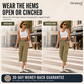 Women's High-Waist Cargo Capri Pants