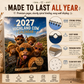 2027 Highland Cow Wall Calendar