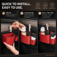 🥳2026 HOT SALE🥳💞50K+ SOLD!🚗🧺 50% OFF! Leather Car Door Cup Holder – Wide‑mouth opening, easy reach for drinks & phone. Clip‑on secure fit. PU leather, tough & stylish. 🛡️✨