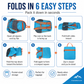 Foldable Waterproof Camping Backpack