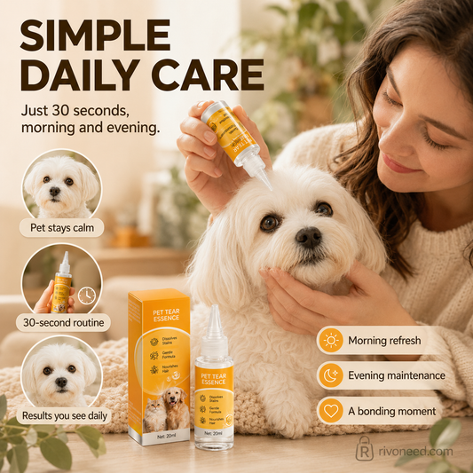 Gentle Pet Eye Stain Remover Essence Nourishing Drops