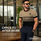🔥 Men's Modern Graphic Print Crew Neck T-Shirt – Casual Streetwear Cotton Blend Tee