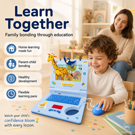 Interactive Simulation Toy Laptop