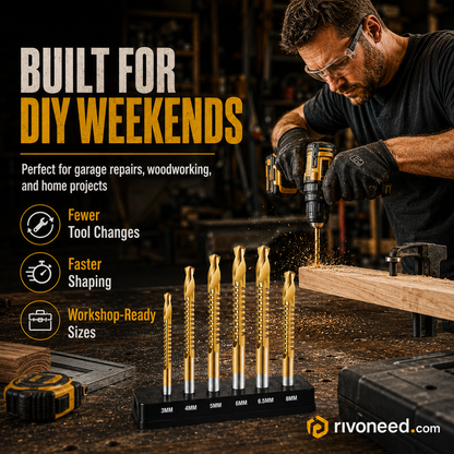 ⚙️Twist Drill Bit Set – High-Speed Steel, Titanium-Coated & Multi-Material Ready