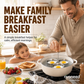 3-in-1 Stainless Steel Egg Poacher Mold