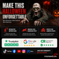 Halloween Horror Model Crawling Ghost