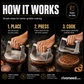 Non-Stick Burger Press for Cooking