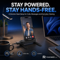 Fast Charging Adapter with 360° Foldable Phone Stand