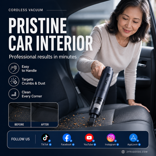 💥LAST DAY SALE 50% OFF💥Slim V8 Mate Cordless Car Vacuum High Power 13000Pa/30AW