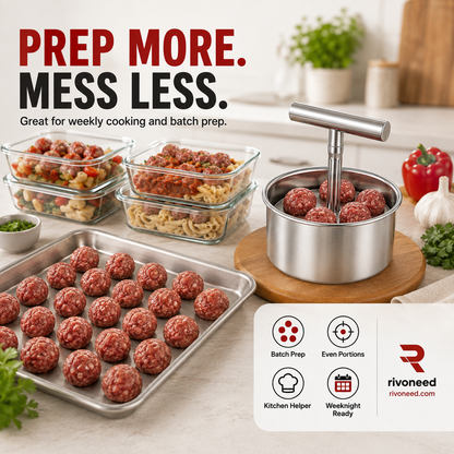 Kitchen Stainless Steel Meatball Mould