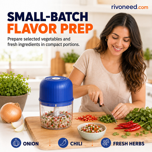 Wireless Efficient Electric Mini Food Chopper
