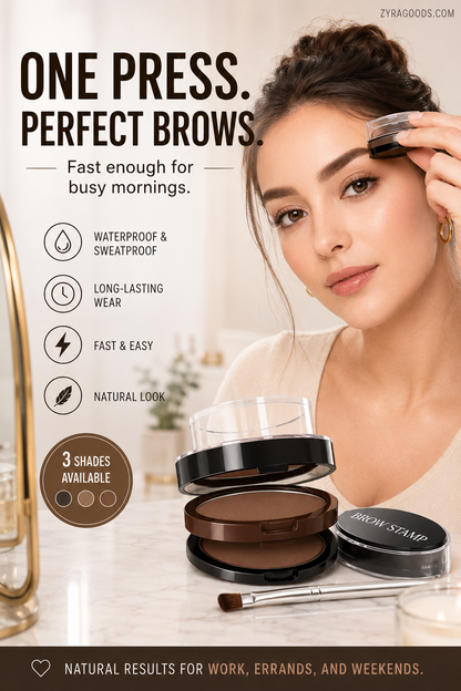 🥳 2026 HOT SALE🥳💞 50K+ SOLD!🖌️✨Instant Adjustable Eyebrow Stamp – Two-Colour Brow Powder, Waterproof & Smudge-Proof. Natural, Full Brows in Seconds!💕🎀