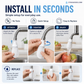 Anti-Splash Kitchen Faucet Filter for Sediment & Rust Removal