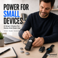 Portable Rechargeable Coin Cell Battery Charger