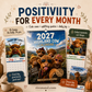2027 Highland Cow Wall Calendar