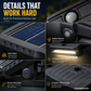 Outdoor Solar Clip Light with Motion Sensor