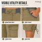 Women's High-Waist Cargo Capri Pants