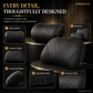Premium Car Seat Headrest & Lumbar Support Cushion