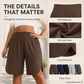 Women's Casual Wide-Leg Knee-Length Shorts