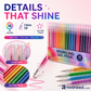💥Last Day! only＄14.99– Sparkle Glitter Gel Pen Set (8/12/18pcs), Smooth & Smudge-Resistant, Eco Glitter, Ideal for All Ages – Grab Now!
