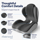 Ergonomic Seat Cushion With Lumbar Support