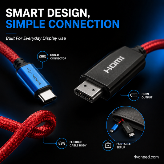 USB-C to HDMI Adapter Cable for Switch