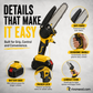 Ergonomic Mini Electric Saw with Safety Lock