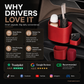 🥳2026 HOT SALE🥳💞50K+ SOLD!🚗🧺 50% OFF! Leather Car Door Cup Holder – Wide‑mouth opening, easy reach for drinks & phone. Clip‑on secure fit. PU leather, tough & stylish. 🛡️✨