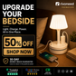 💡 Bedside Lamp with AC Outlets and USB Ports