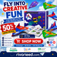 Creative DIY Paper Airplane Set For Kids