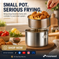 Multifunctional 304 Stainless Steel Frying Pot