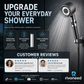 High Pressure Filtered Shower Head with Massage Brush