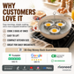3-in-1 Stainless Steel Egg Poacher Mold