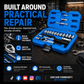 29pcs Core Ratchet Socket Wrench Kit