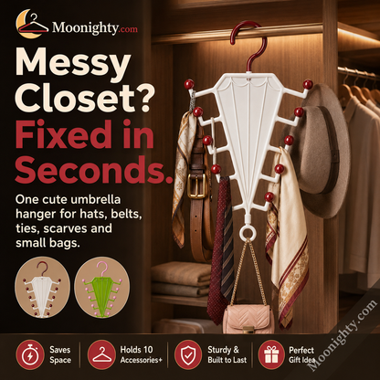 🔥Multi-Functional V-Shaped Double Sided Hanger Storage Rack👚
