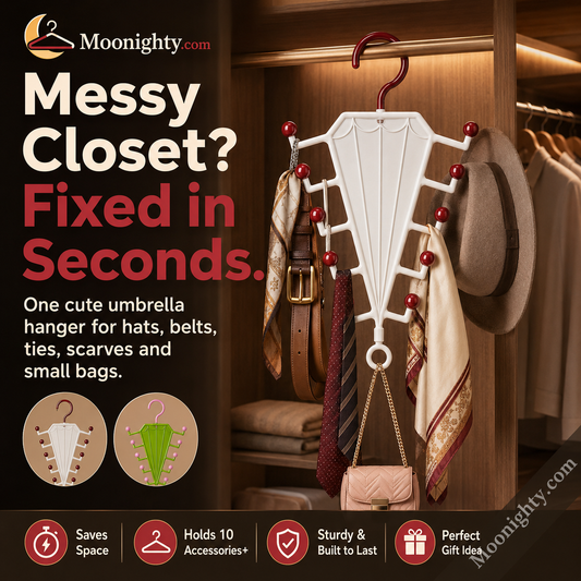 🔥Multi-Functional V-Shaped Double Sided Hanger Storage Rack👚